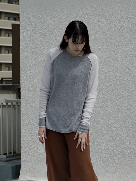 Color Switching Knit Pulover