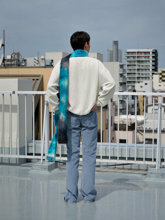 Hairly Milled Tarquoise Stole