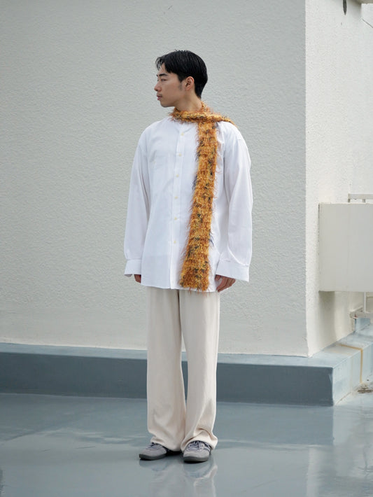 Shaggy Knitting Stole